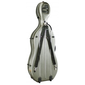 4/4 Size Cello Fibreglass Hardcase in Light Green 5.7kg - 1866LG