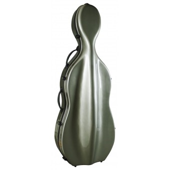 4/4 Size Cello Fibreglass Hardcase in Light Green 5.7kg - 1866LG