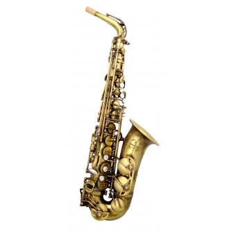 Signature Custom Raw XS Brass Alto Saxophone Outfit 37SC-A569BXS