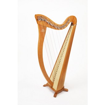 Camac Harps HERMINE-CH Cherry 34 String Lever Harp - inc delivery to Scottish Postcodes Only