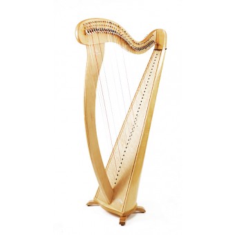 Camac Harps CONCERT-MELUSINE-NM Natural Maple Concert Melusine 38 String Lever Harp - inc delivery to Scottish Postcodes Only