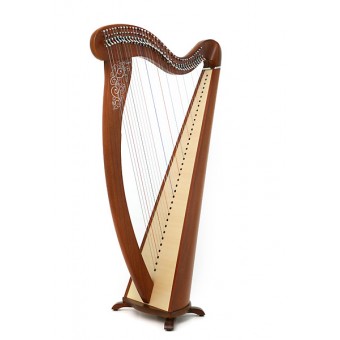 Camac Harps CONCERT-MELUSINE-WN Walnut Concert Melusine Melusine 38 String Lever Harp- inc delivery to Scottish Postcodes Only