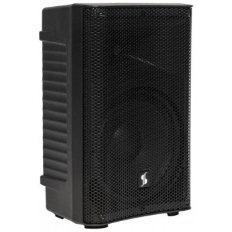 Powered 10" Speaker with 125w inc Bluetooth and UHF Radio Microphone by Stagg - AS10BUK