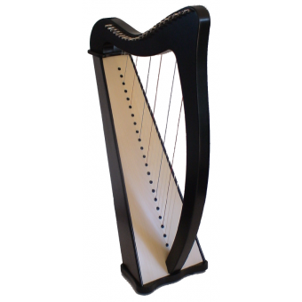 Camac Harps AZILIZ 34-BK Black 34 String Lever Harp- inc delivery to Scottish Postcodes Only