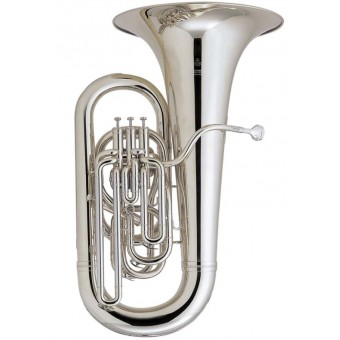 Besson Sovereign EEb Tuba in Silverplate S Shaped Leadpipe  - BE9822-2-0 