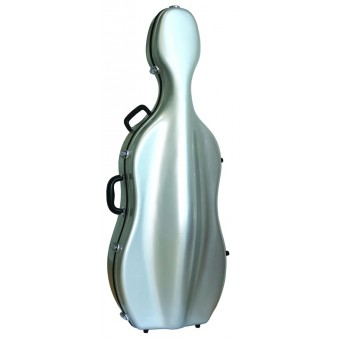 Sinfonica Full Size Silver Cello Case without wheels - CC012/19-SLVR