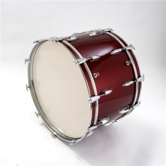 Percussion Plus PP689-WR Concert Bass Drum 24" - Wine Red