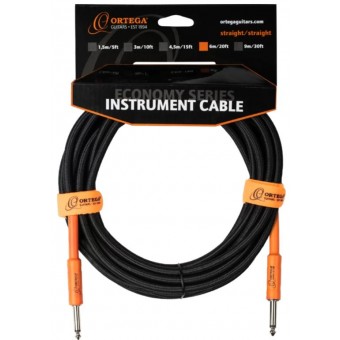 Ortega 20ft Instrument Cable - 10 Pack