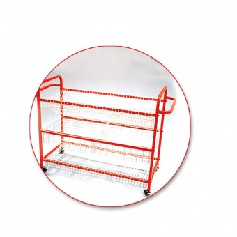 Percussion Plus PP234 Music Trolley System with Wire Trays 
