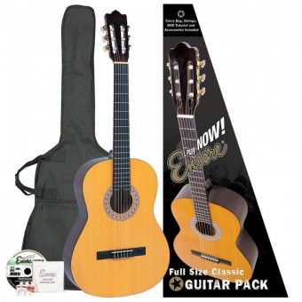 Encore 4/4 Classical Guitar Packs - Pack of 6