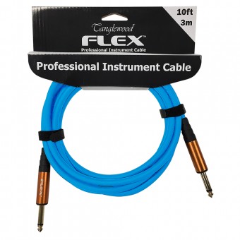 Tanglewood Flex Instrument Cable in Bright Blue 