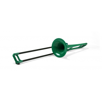 pBone PBONE1G Green Plastic Bb Tenor Trombone 