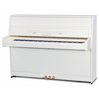 Kawai K15 White Polish Upright Piano