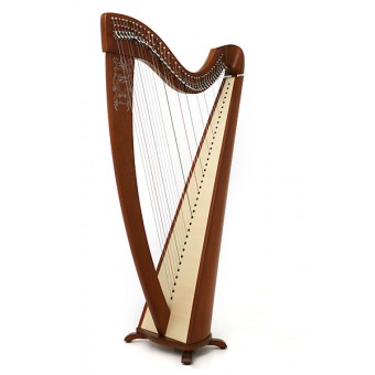 Camac Harps KORRIGAN38-WN Walnut 38 String Korrigan Lever Harp - inc delivery to Scottish Postcodes Only