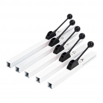 Percussion Plus MS1091 hand chimes - set of 5