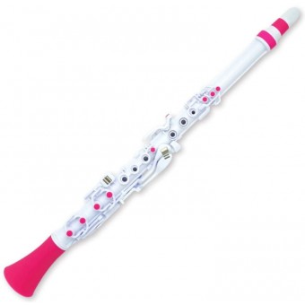 Nuvo Clarineo 2.0 Outfit White with Pink Trim - N120CLPK