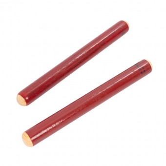 Percussion Plus PP205 Claves Pair - red