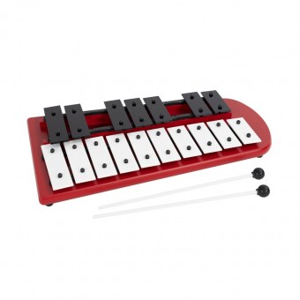 Percussion Plus PP2172 17 note chromatic glockenspiel with 2 beaters