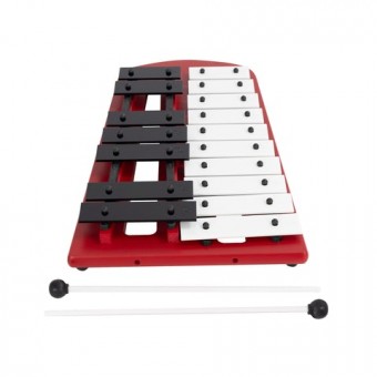 Percussion Plus PP2172 17 note chromatic glockenspiel with 2 beaters