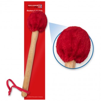 Percussion Plus PP287 wooden surdo mallet with soft puff head