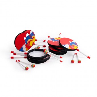 Percussion Plus PP6850-15PACK Slap Percussion - Lollipop Drum packs - 15 pack