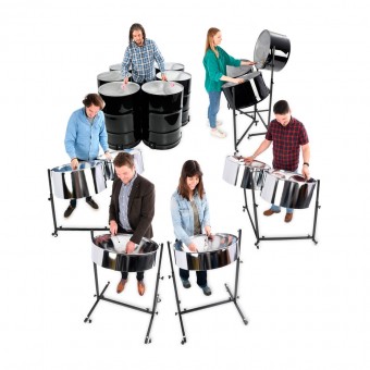 Percussion Plus PP9005 Import Series steel pan concert band pack