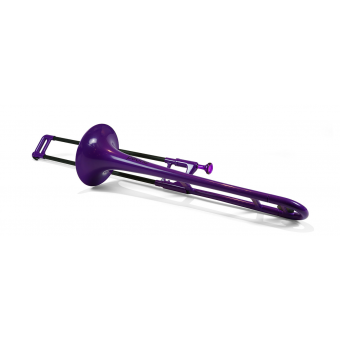 pBone PBONE1P Purple Plastic Bb Tenor Trombone 