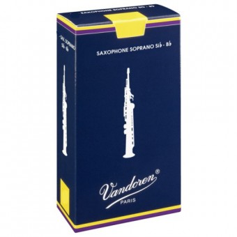 Vandoren SR202 Box of 10 Soprano Sax Reeds Strength 2 