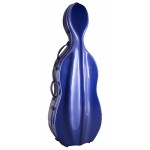 4/4 Size Cello Fibreglass Hardcase in Blue 5.7kg - 1866BL
