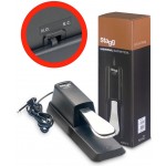 Universal Sustain Pedal for Electronic Piano with Polarity Switch by Stagg - SUSPED10  