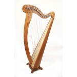 Camac Harps CONCERT-MELUSINE-BK Black Concert Melusine 38 String Lever Harp - inc delivery to Scottish Postcodes Only