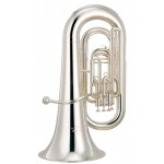 Yamaha YBB201S Silver Plated Student Model Tuba in Bb with 18.5mm Bore
