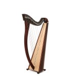 Camac Harps AZILIZ 34-WN Walnut 34 String  Lever Harp- inc delivery to Scottish Postcodes Only