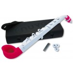Nuvo jSax Outfit White with PInk Trim -  N520JWPK