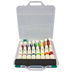 Percussion Plus PP015 coloured hand chimes with case - set of 8