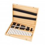 Percussion Plus PP2250 25 note glockenspiel with 2 beaters in wooden case
