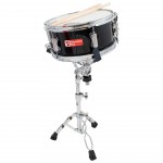 Percussion Plus PP260-WR Junior snare drum with sticks and stand - Wine Red