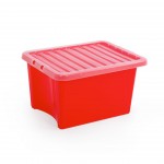 Percussion Plus PP694 Plastic storage box with clear lid - 30 litres - 1 box