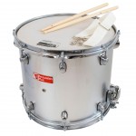 Percussion Plus PP789-SL Marching Snare Drum 14" - Silver